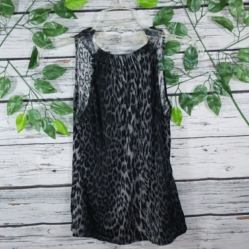 Elie Tahari Bergdorf Goodman animal print halter S